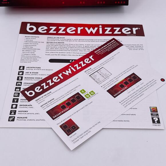 Bezzerwizzer Adult Board Game 2008 Edition Trivia and Trickery # R1886 COMPLETE - Picture 8 of 12
